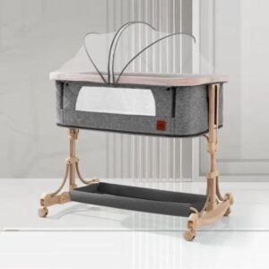 Kidilo Lit Cododo 3 en 1 pour bébé avec moustiquaires - GRIS