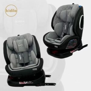 Siège auto naissance à 12 ans Rotatif- Isofix Grp 0/1/2/3 – Gris